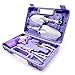 Produktbild Gartengeräte 5 PCS wolfwill mit transplantoirs Schere Egge rostbeständige Drucksprüher und Box (violett)