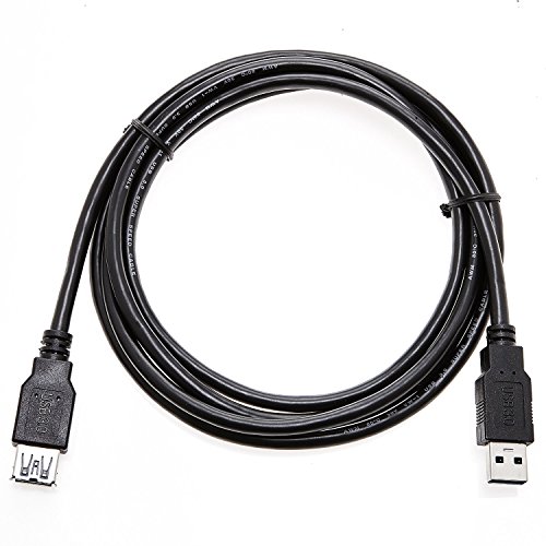GizzmoHeaven 0,5M USB 3.0 Verlängerung Kabel A Stecker auf A Buchse SuperSpeed Verlängerungskabel Erweiterungskabel Female Cable Schwarz – 0,5 Meter - 4