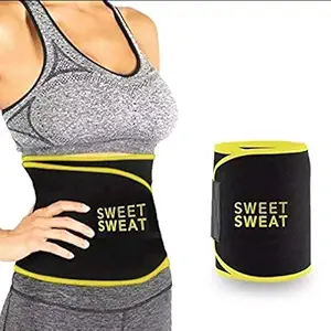 e-INFINITY Sweat Sweat Slim Belt Neoprene Fat Burning Sauna Waist Trainer - Promotes Healthy Sweat, Weight Loss, Lower Back Posture (2)