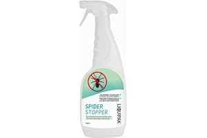 LIQUIPAK Spider Stopper Spray with Peppermint Oil, Non-Toxic Indoor Spider Deterrent for Windows, Doors & Corners, Scented Barrier, 750ml - 5L Refill, Stop Spiders, Alternative to Spider Repellent (1 x 750ML)