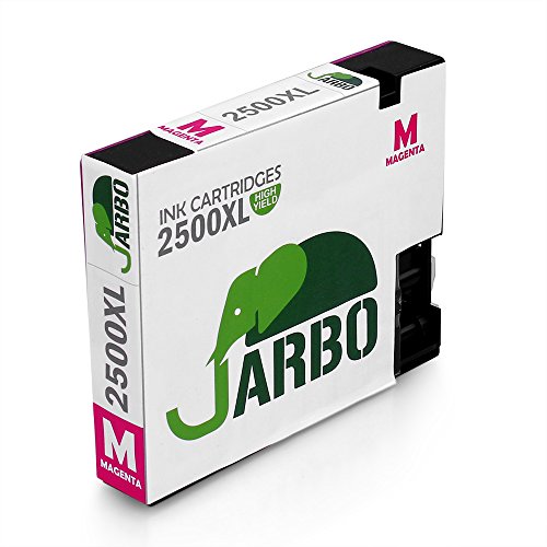 JARBO Ersatz für PGI-2500 XL Tintenpatronen Kompatibel zu MAXIFY MB5050 MB5350 iB4050 Drucker (1 Schwarz,1 Cyan,1 Magenta,1 Gelb) - 4