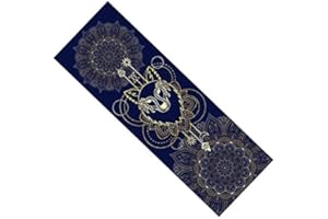 Fansu Toalla de Yoga Antideslizante, Esterilla de Yoga para Viajes Plegable Secado para Caliente Yoga Secado Rápido Toalla Microfibra Pilates Ejercicios de Piso