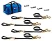 Produktbild Mac's Custom Tie-Downs 511218 4 Tie Downs Direct Hook & 4-24in Axle Straps