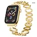 Produktbild Nosii Edelstahl-Ersatzband für die Iwatch-Serie 4 40mm 44mm (Color : Gold, Size : 44mm)