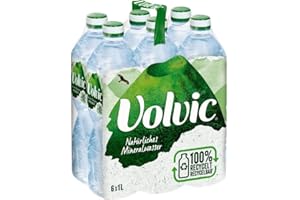 Volvic Naturelle stilles Mineralwasser, 12er Pack (12 x 1 l) EINWEG