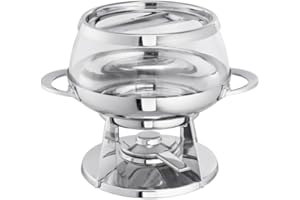 Schulte-Ufer 6973-20 Feuerzangenbowle Rumba, 20 cm, 4.50 L, Edelstahloptik