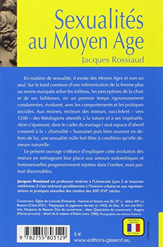 Les sexualités au Moyen Age