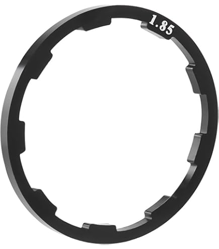 Distanziale Mozzo Cassetta 1,0 Mm Burton Bikes &ndash; In Alluminio Nero Per Shimano SRAM