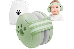 YINGERTOOL Baby Ear Defenders - 25dB, Infant Headphones Noise Cancelling for 0-36 Months, Safe & Soothing Hearing Protection, Ideal for Travel, Sleeping