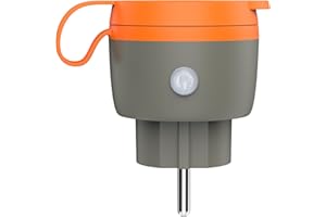 UCOMEN Prise Connectée Alexa extérieure Compatible avec Amazon Alexa et Google home, Smart life APP, Prise Étanche IP44,16A, 3680W - 1 Packs