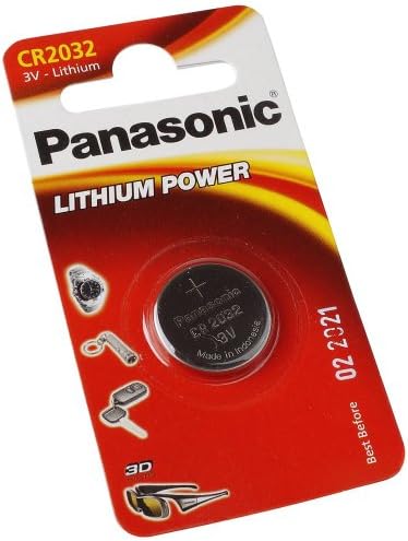 Panasonic CR2032 Lithium Battery Button Cell 3 V Replaces DL2032 BR2032 KCR2032 LM2032