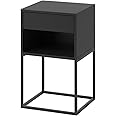 VIKHAMMER Bedside table black