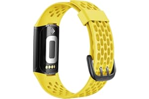 Feysentoe Bracelet pour Fitbit charge 5 Bande de Remplacement de Montre.
