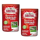  Substral - Abono para césped con 2 x herbicida 9 kg para 2 x 450 m²