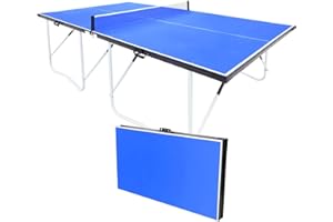 homelikesport 9FT Folding Table Tennis Table Outdoor Indoor Portable Ping Pong Table Full Size Professional Rollaway Table Easy Quickly Installation 95% Pre-assembled
