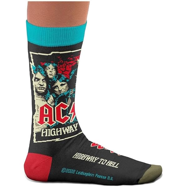 SockShop Heren Iron Maiden exclusieve geschenkdoos rockmuziek en zware metalen katoenen sokken verpakking van 4, Number of the Beast, 39/45 EU