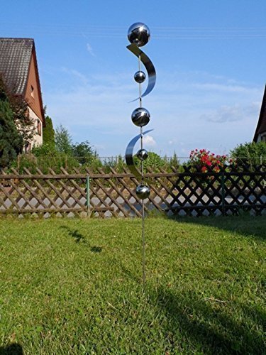 Edelstahlstele Design Nr.20 Gartenstecker aus Edelstahl - 3