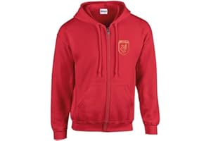 Cyclops Print Liverpool Football LiverBird Crest Design ZIP HOODIE MENS NAVY