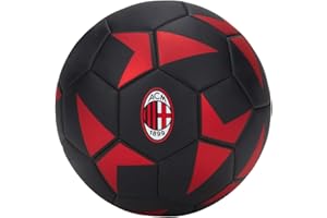 A.C. MILAN AC Milan - Balón de fútbol Oficial para niños y Adultos, Talla 5