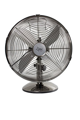 SUNTEC Tischventilator CoolBreeze 3.000 TVM gunmetal grey [30 cm Flügel-Ø, 3 Stufen, oszillierend, 35 Watt]
