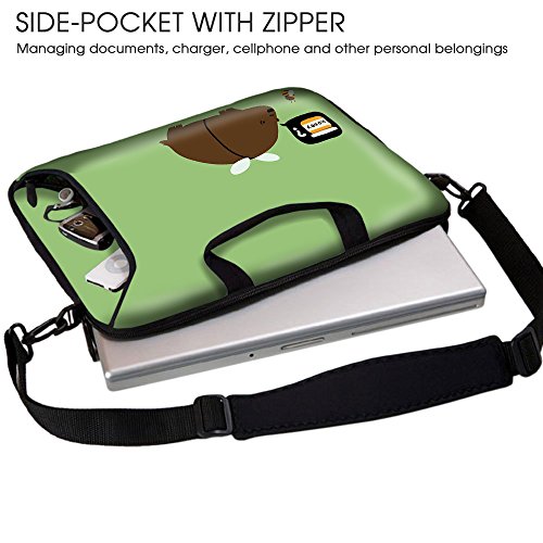 Sidorenko 17-17 3 Zoll Laptoptasche   Laptop Umh  ngetasche  Stilvolle Designer - Computer - Notebook-Schultertasche aus Neopren Schmutz- und Wasserab
