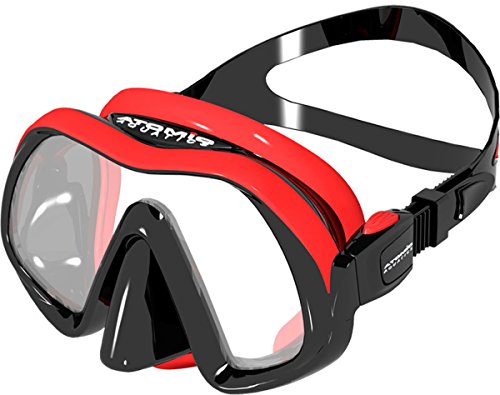 Atomic Aquatics Venom Frameless Mask Red