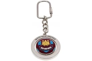 PREMIER LIFE STORE West Ham Football Spinner Keyring - Multi-Colour