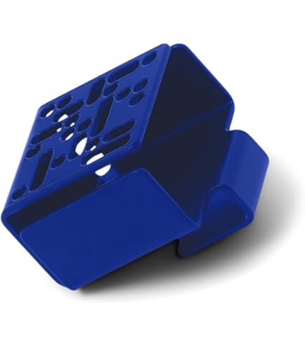 Pedestal Power Bar Multiprise De 2 M Avec Fond Magnétique (bleu