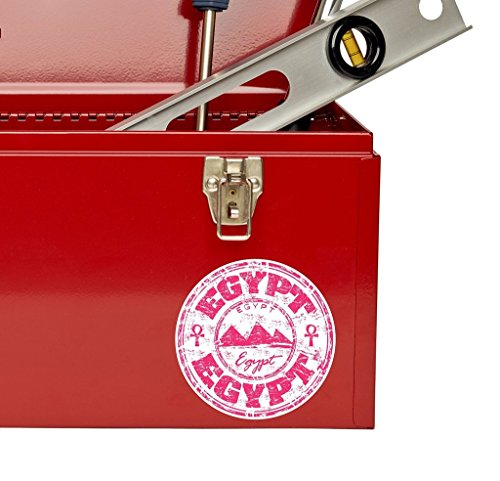 2 x Pink Ägypten Vinyl Aufkleber Aufkleber Laptop Reise Gepäck Auto Ipad Schild Fun # 5777 – 10cm/100mm Wide - 4