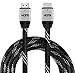 ABRONIX™ 4k HDMI cable v2.0 Premium Quality 1.5m high speed upto 18 Gbps for 4k 4096p UHD Ethernet 3D Audio Return Blu-Ray Playstation XBox & Streaming Thicker Longlife nylon Braided Cable 28AWG RS.499.00