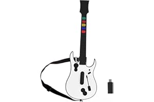 DOYO Guitar Hero PC/PS3 Guitarra Wireless 5 Key Blanco