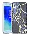 Produktbild in4u-samsung Galaxy J3 (2018)/J3 Orbit/J3 Prime 2/J3 Erreichen J3/Star/J3 Aura J3/Eclipse 2/Express Prime 3/Sol 3 Fall, Scratch Proof Hard Back Marmor Design Slim Fit Cover, Blau