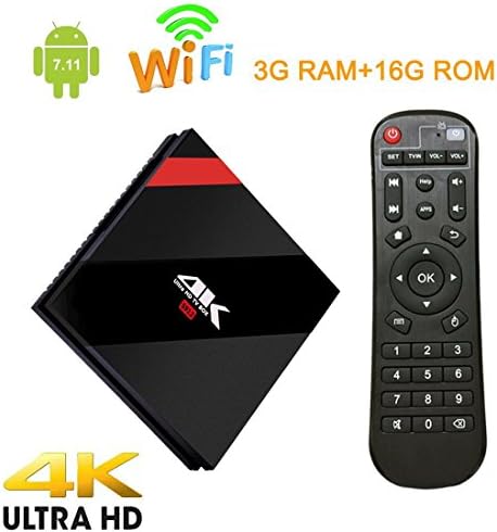 [Newest Android 7.1 3G/32G] Linstar H96 Pro Plus Android 4K BOX 3GB Ram 16GB Rom S912 Octa Core 64 Bit 2.4G/5G Dual-Band Wifi 1000M LAN 1080P H.265 Smart 4K Full HD Set Top TV BOX (H96 Pro +(3G+16G))