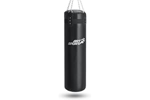 ArtSport Sac de Boxe - Kit de Boxe avec Chaîne en Acier & Pivot - Sac de Frappe Suspendu pour Boxe & Kickboxing