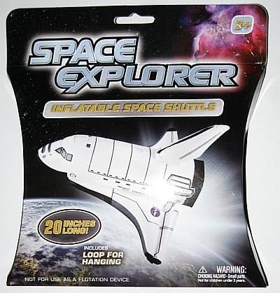 Two Foot Inflatable Space Shuttle by Space Voyagers