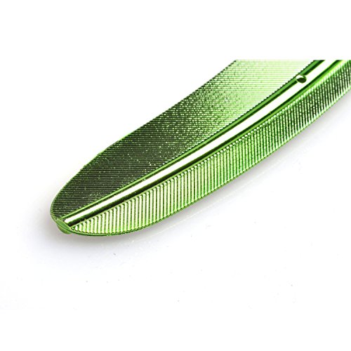 Bunte Feather Stylus – TOOGOO(R) 10 x Bunte Feather Federn Quill Federkiel Tragbare Stylus / Styli Eingabestift Strass Eingabestift Kugelschreiber Stift Touch Pen Multifunktion mit Earphone Jack Anti Staub Stecker Schutz Stoepsel Kappe Headset Buchse fuer Smartphones - 4