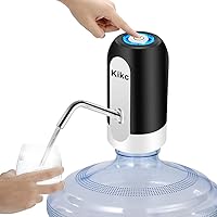 Kikc Bottled Water Dispenser, 5 Gallon Water Bottle Dispenser USB Charging Automatic Drinking Water Pump Portable…