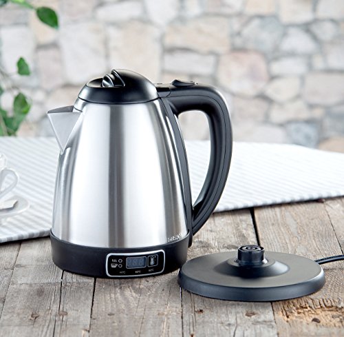 Rosenstein & Söhne Edelstahl-Wasserkocher mit Temperatur-Wahl, 1,8 Liter, 1.800 Watt - 7