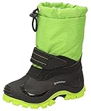  Spirale Sunny Jungen und Mädchen Winterstiefel, Schneestiefel für Kleinkinder, Kinder Schlupfstiefel, Canadian Boot mit Klettverschluss, Warm gefüttert, Wasserabweisend Grün (Green (086)), EU 21