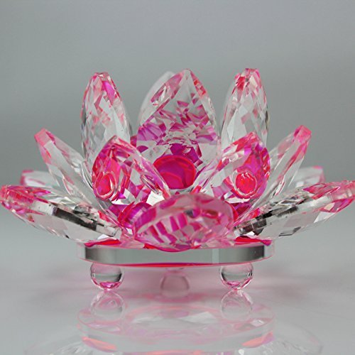 Bouquet-de-fleurs-de-lotus-en-cristal-Grande-taille-Artisanat-Dcoration-pour-la-maison-De-toutes-les-couleurs-Cadeau-pour-un-anniversaire-un-mariage