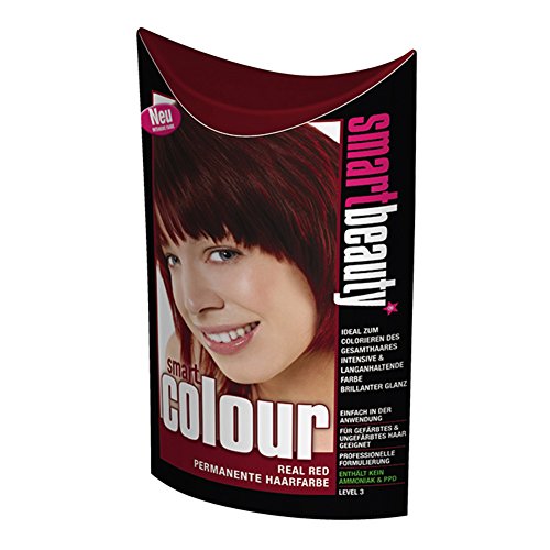 Smart Colour Permanent Real Red Hair Dye x 3