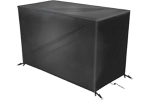 YZXCMHJ Funda para Muebles de Jardín 70x50x90cm,Funda Mesa Jardin Impermeable,Funda Protectora para Conjunto Jardin,Cubierta de Muebles de Exterior,420D Tela Oxford Funda Sofa Exterior,Negro