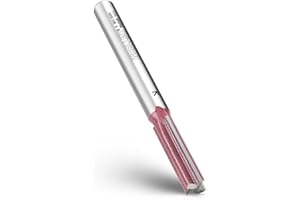 WOBLLMX Fraise à rainurer à 3 lames - Tige de 8 mm - Diamètre : 8 mm - Longueur de travail : 30 mm - En métal dur professionnel - Fraise à rainurer standard pour bois, plaque de densité - Accessoires