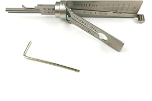 TPM GO SS002 Strumento da fabbro Pro 2 in 1, apriporta e decoder per serrature con scanalatura a S