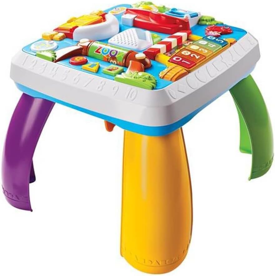 Fisher Price Eğlen & Öğren Yaşa Göre Gelişim, Eğitici Köpekçiğin Aktivite Masası (Türkçe ve İngilizce), Ayakta Durmaya Teşvik Eder, Işıklı, Sesli Oyunlar DRH44