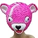 Produktbild TAOtTAO Kuschel Team Leader Pink Bear Spiel Maske schmelzendes Gesicht Erwachsenen Latex Kostüm Spielzeug