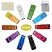 Produktbild Uflatek 10piezas 64 MB USB-Sticks Rotate Speicherstick Hi-Speed Memory Stick USB 2.0 Mehrfarbig Pendrive - Orange/Gelb/Weiß/Grün/Azurblau/Rot/Rosa Rose/Schwarz/Blau/Purpur