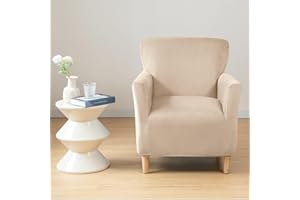 UYEOCO Copripoltrona 1 Posto con Braccioli Relax Reclinabile Universale Copri Poltrona Elasticizzato Lavabile Rimovibile Fodera per Poltrona Poltroncine Relax Copertura per Poltrona Elettrica Reclinabile ( C