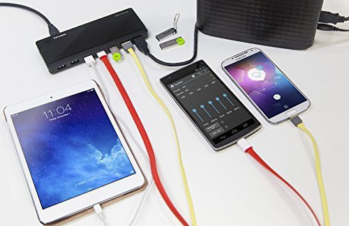 TP-LINK UH700 7-Port USB 3.0 HUB inklusive Netzadapter und USB 3.0 Kabel, bis zu 5 Gbit/s, Hot Swapping, unterstützt Windows, Mac OS, Linux, schwarz - 4