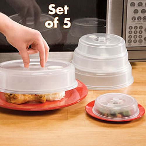 Mikrowelle wiederverwendbar Teller Hüllen Set von 5 - 2